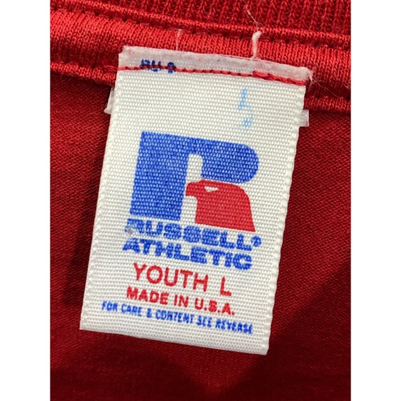 Vintage 1995 Philadelphia Phillies Russell Athletic T Shirt Youth Size Large - Picture 3 of 8